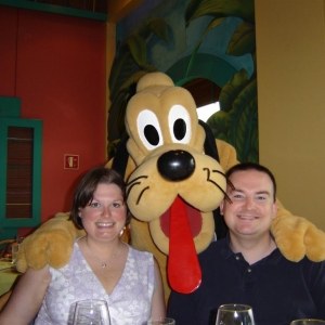 Pluto at the Character Breakfast