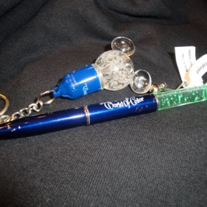 world of color merchandise pen keychain