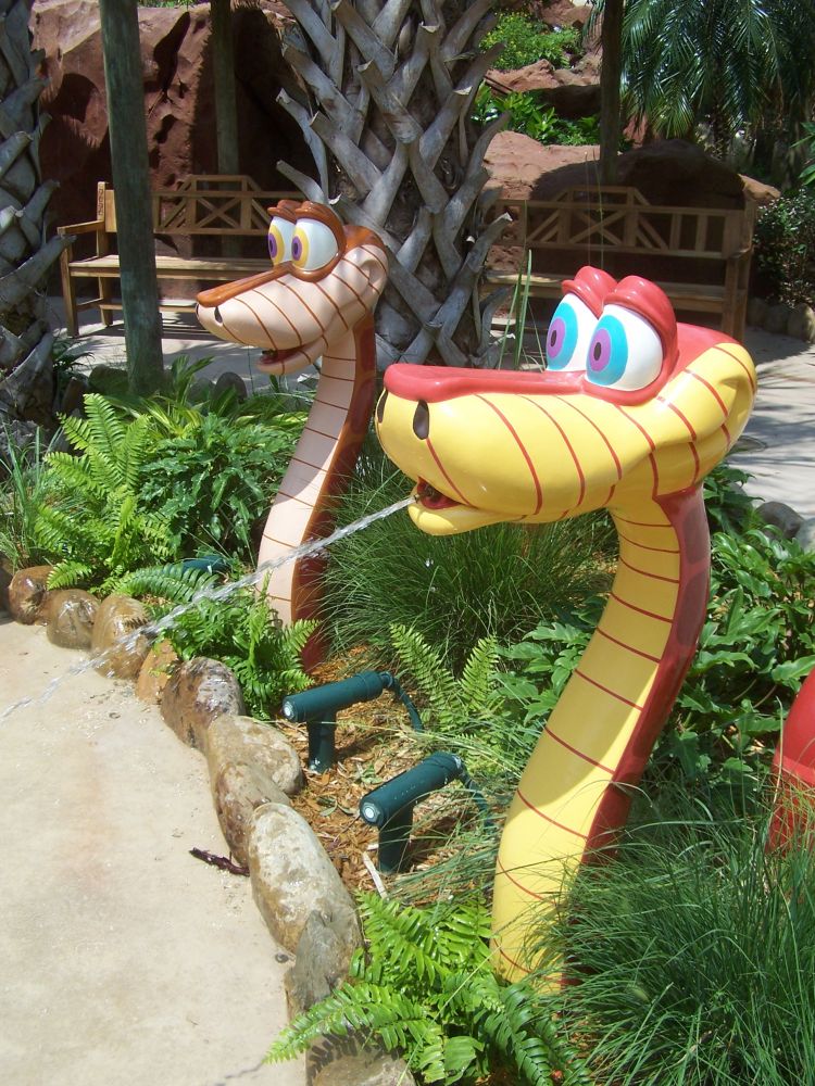 Motion-activated Kaa from the Jungle Book.